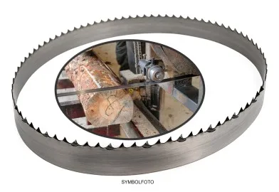 Holzsägeband X-Cut – Präzises Sägeband 2760 x 27 x 0,8 – 2 mit stellitierten Zähnen für mobile Sägewerke für Holzmann BBS350_400V