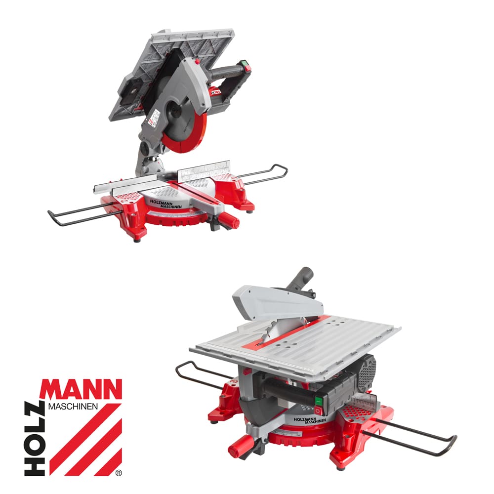 Holzmann Tisch- & Kappsäge + Sägeblatt & Anschlag TK305_230V -7
