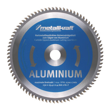 Metallkraft Sägeblatt für Aluminium Ø 230 x 2,4 x 25,4 mm -1