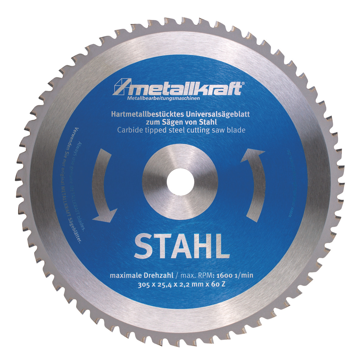 Metallkraft Sägeblatt für Stahl Ø 305 x 2,4 x 25,4 mm -1