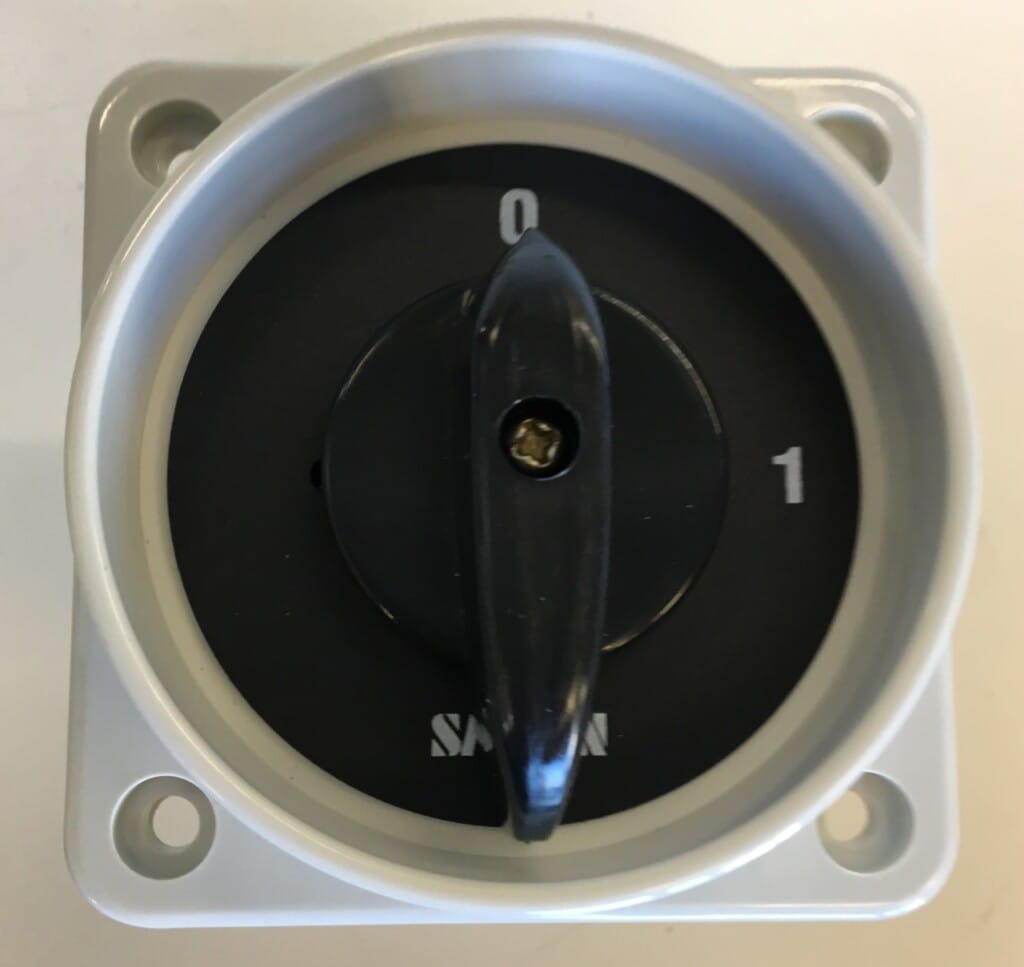 Elmag Schalter 0/1 für Alu-Säge TA 400 -3