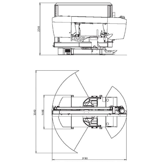 Elmag BOMAR Metall-Bandsägemaschine Individual 720.540 DGH -3