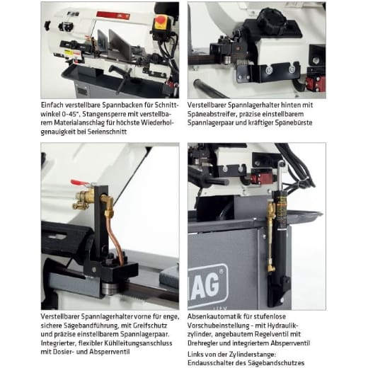 Elmag Metall-Bandsägemaschine Modell HY 230 VARIO -4