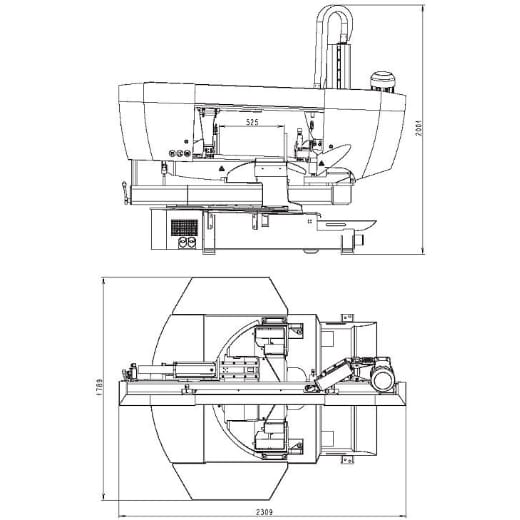 Elmag BOMAR Metall-Bandsägemaschine Individual 520.360 DGH -3