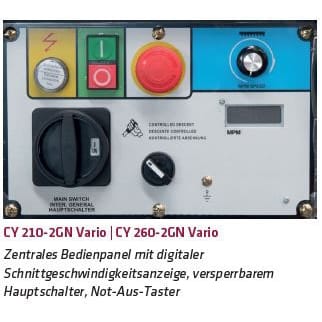 Elmag Gehrungs-Bandsägemaschine Modell CY260-2GN VARIO -3
