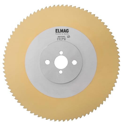 Elmag Sägeblatt HSS / DMo5 / TiN Beschichtet TiN 350x3,0x32mm T6 -1